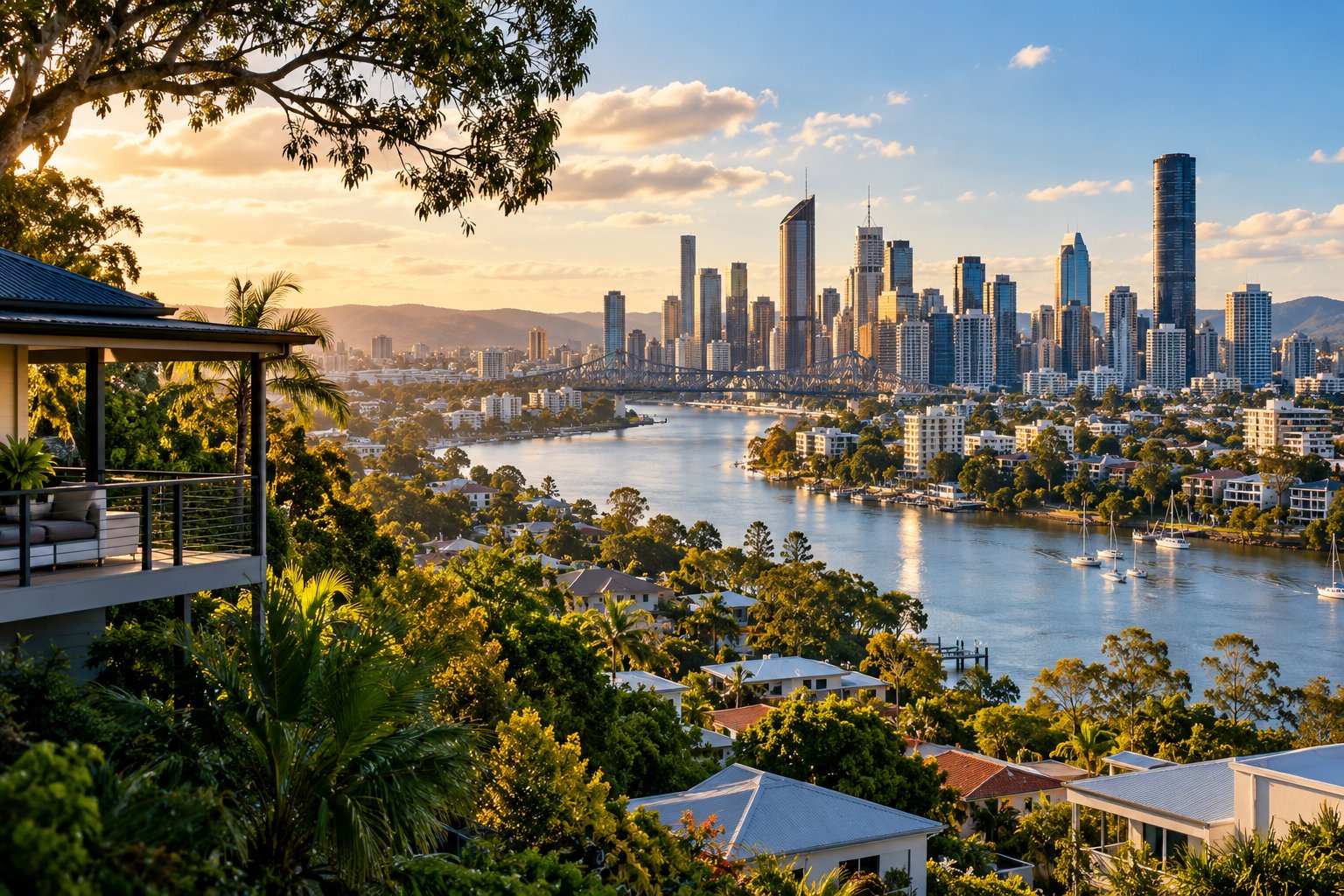 Illustrative scenic view of Brisbane / QLD