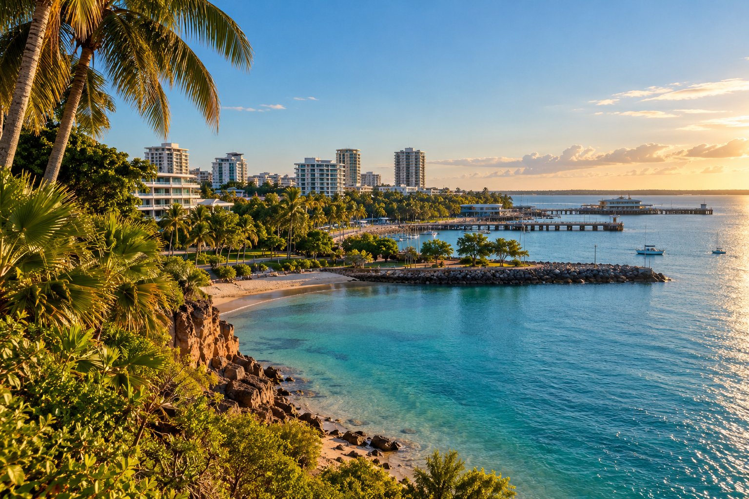 Illustrative scenic view of Darwin / NT